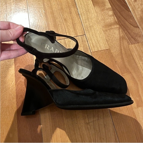 Prada Cowhide Heels - Picture 1 of 4